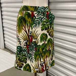 Beautiful Africa print Marni A line skirt 44